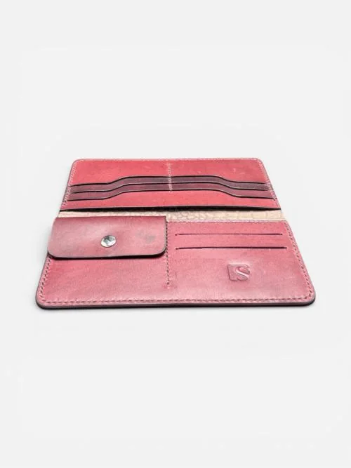 Patent Croc Long Leather Wallet (Image 4)