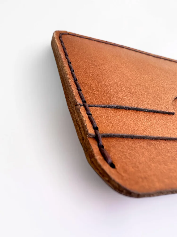 Slim Leather Cardholder (Image 5)