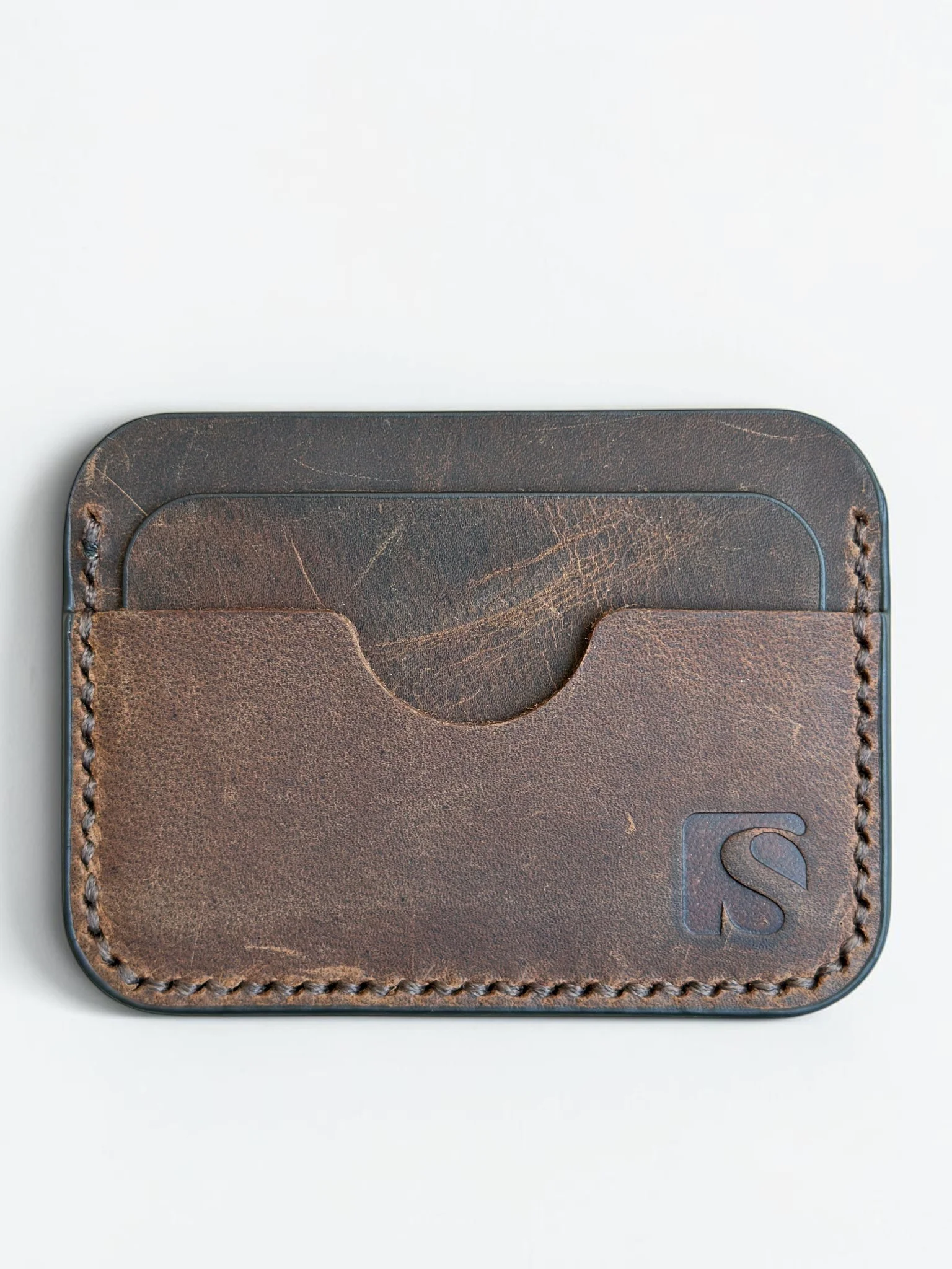Slim Leather Cardholder (Image 3)