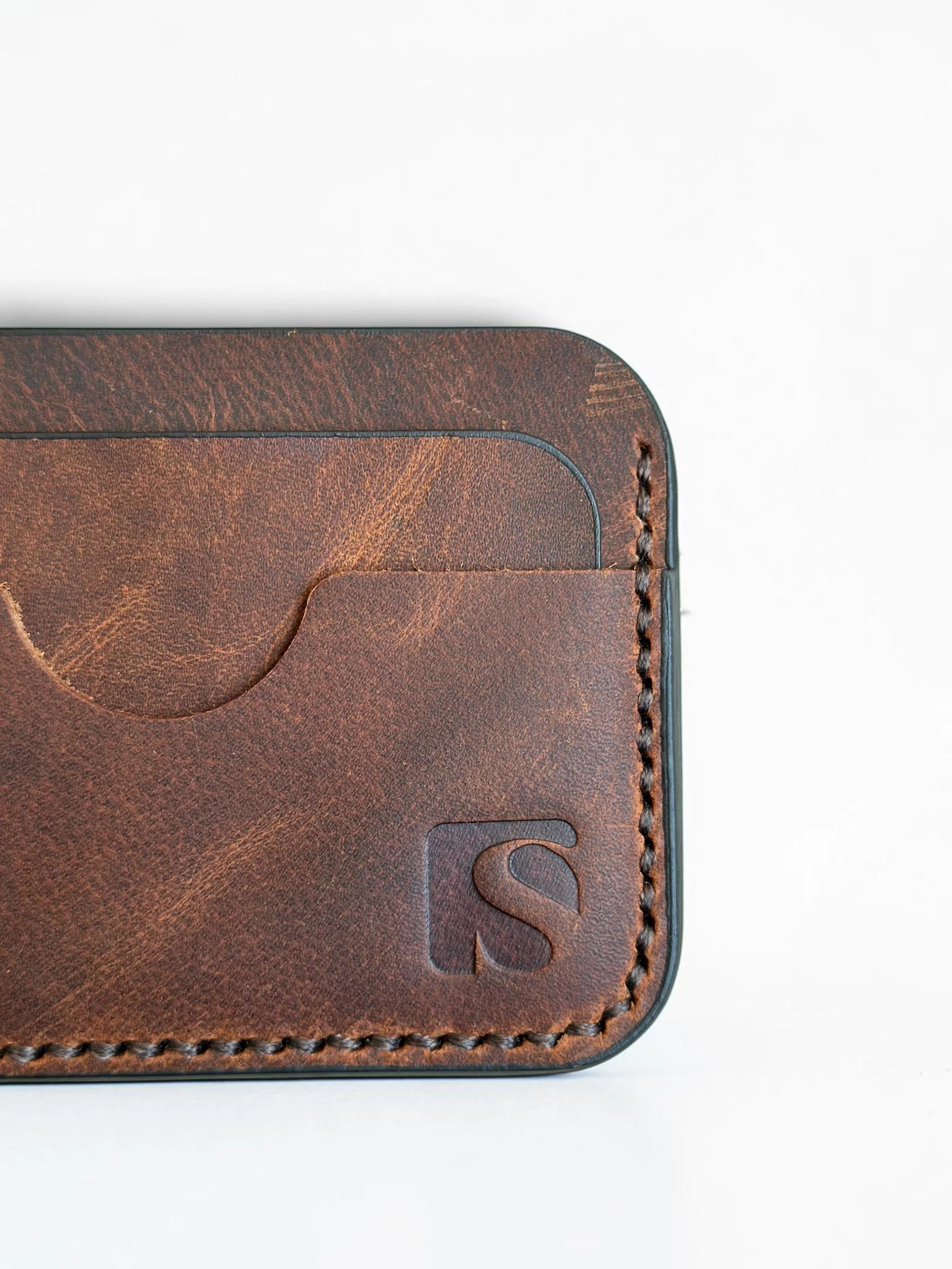 Slim Leather Cardholder (Image 4)