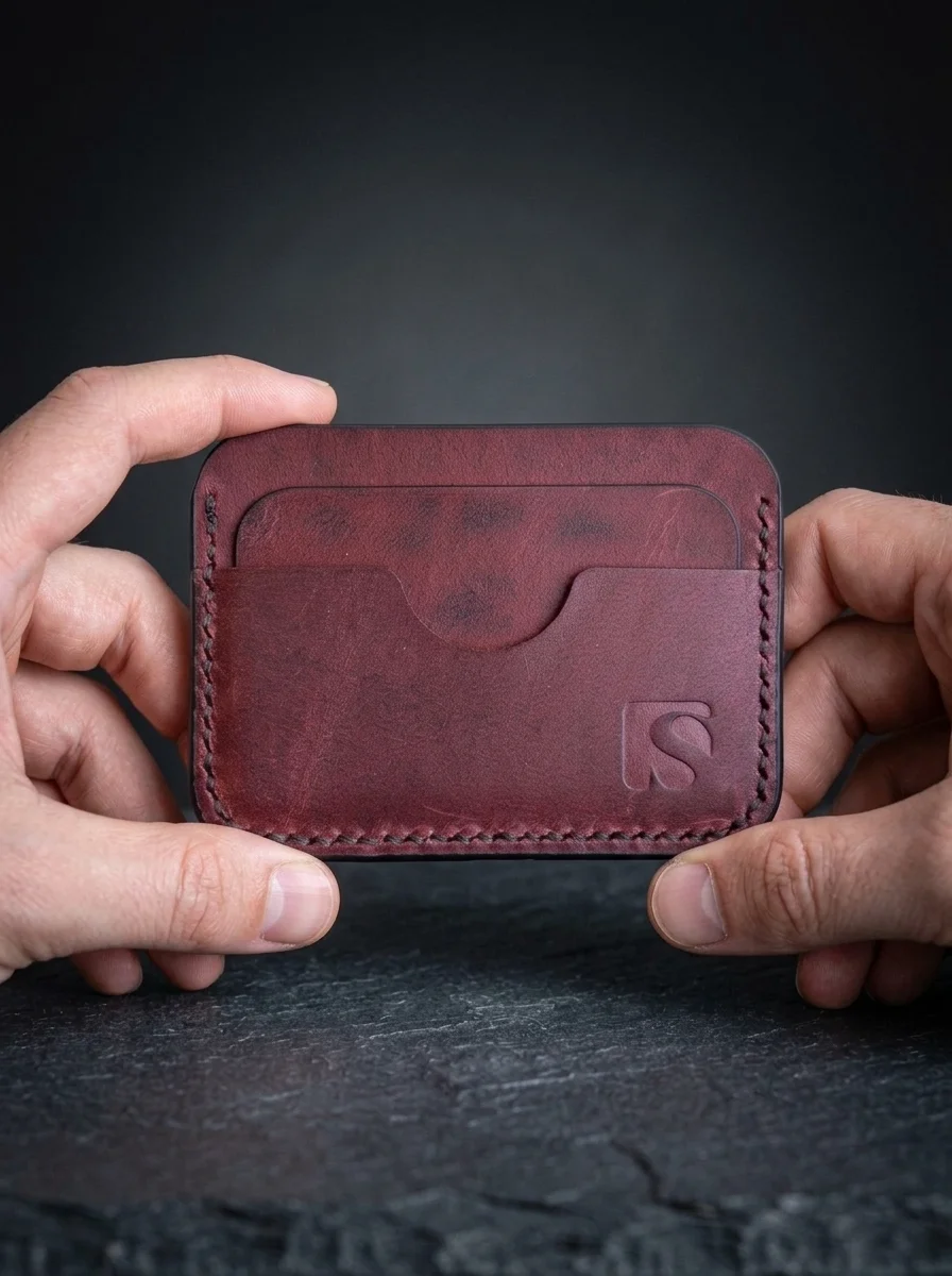 Slim Leather Cardholder (Image 2)