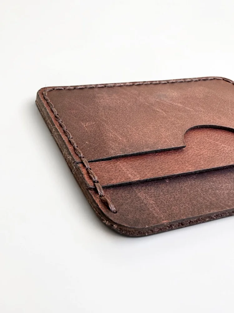 Slim Leather Cardholder (Image 5)