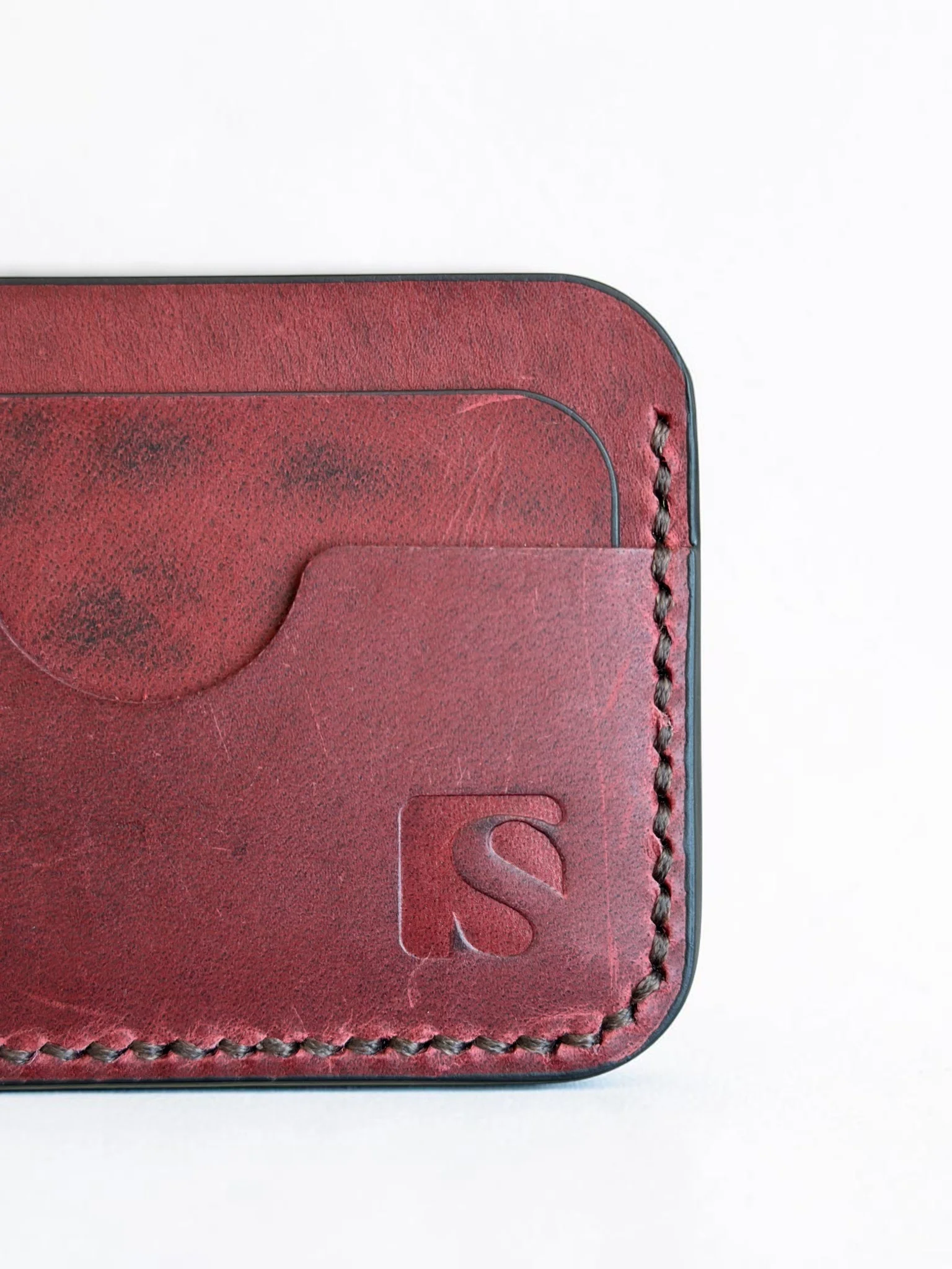 Slim Leather Cardholder (Image 4)