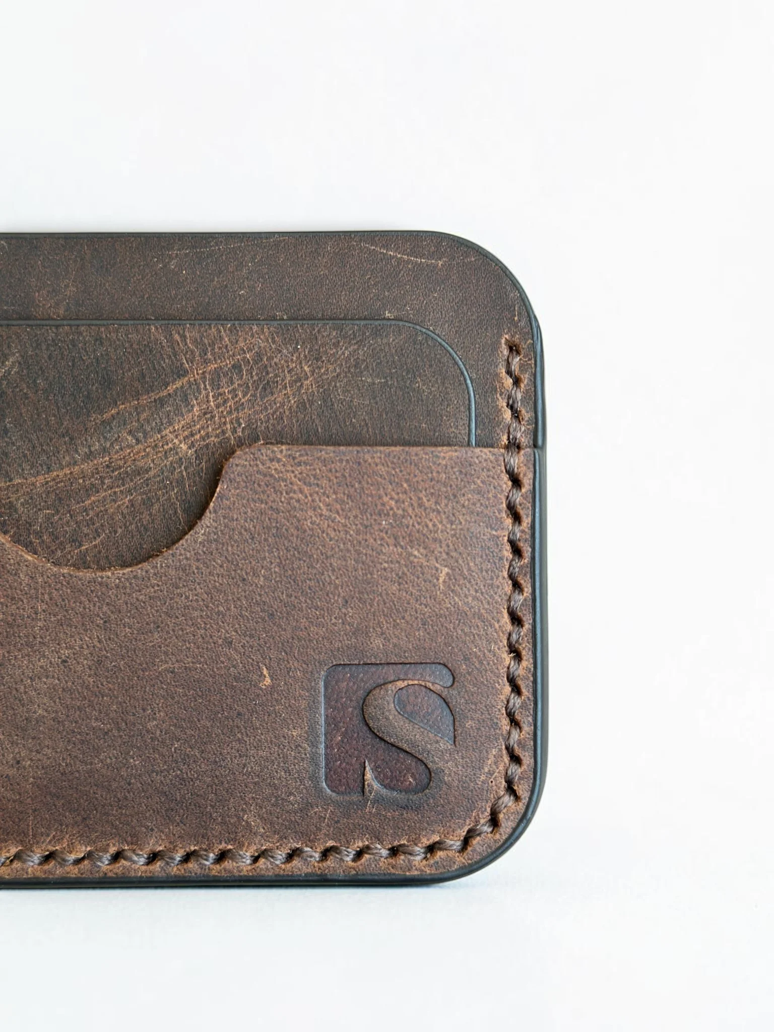 Slim Leather Cardholder (Image 4)