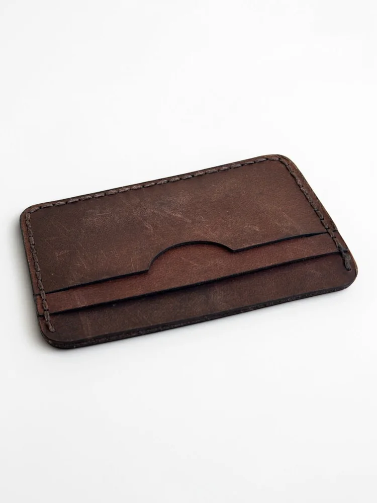 Slim Leather Cardholder (Image 4)