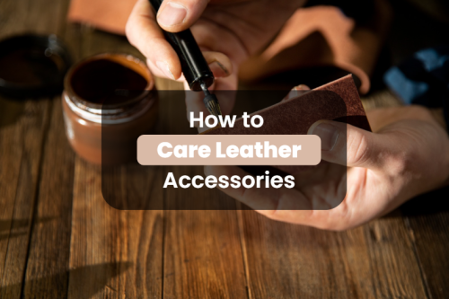 Leather care routine for belts, wallets, and bags