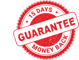 15 day money back guarantee badge